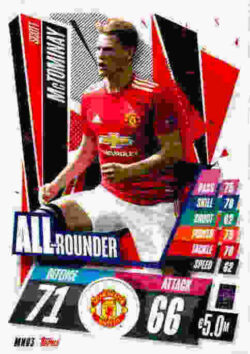 2020-21 Topps UCL Match Attax #MNU03 Scott McTominay