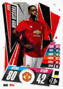 2020-21 Topps UCL Match Attax #MNU06 Aaron Wan-Bissaka