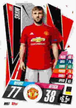 2020-21 Topps UCL Match Attax #MNU07 Luke Shaw