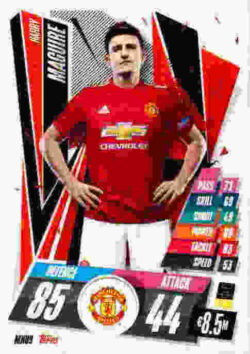 2020-21 Topps UCL Match Attax #MNU09 Harry Maguire