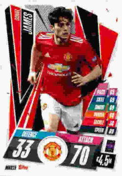 2020-21 Topps UCL Match Attax #MNU15 Daniel James