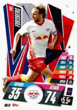 2020-21 Topps UCL Match Attax #RBL10 Emil Forsberg