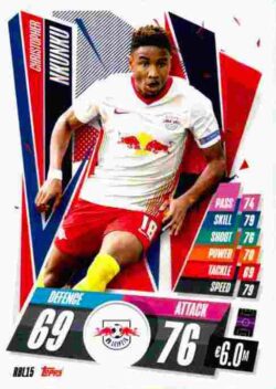 2020-21 Topps UCL Match Attax #RBL15 Christopher Nkunku