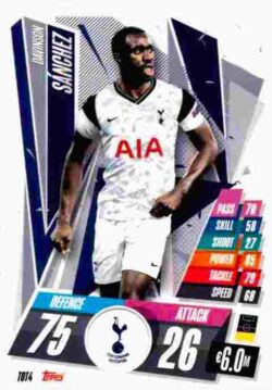 2020-21 Topps UCL Match Attax #TOT04 Davinson Sanchez