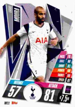 2020-21 Topps UCL Match Attax #TOT11 Lucas Moura