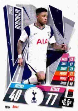 2020-21 Topps UCL Match Attax #TOT14 Steven Bergwijn