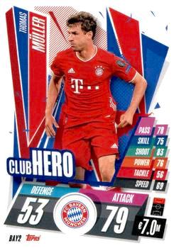 2020-21 Topps UCL Match Attax #BAY02 Thomas Müller