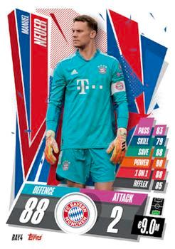 2020-21 Topps UCL Match Attax #BAY04 Manuel Neuer