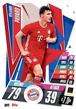 2020-21 Topps UCL Match Attax #BAY05 Benjamin Pavard