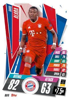 2020-21 Topps UCL Match Attax #BAY06 David Alaba