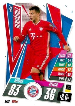 2020-21 Topps UCL Match Attax #BAY08 Lucas Hernández