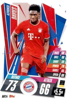 2020-21 Topps UCL Match Attax #BAY14 Alphonso Davies