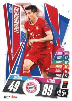 2020-21 Topps UCL Match Attax #BAY17 Robert Lewandowski