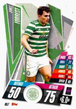 2020-21 Topps UCL Match Attax #CEL07 James Forrest