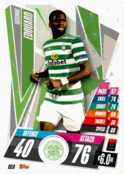 2020-21 Topps UCL Match Attax #CEL08 Odsonne Edouard