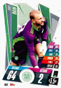 2020-21 Topps UCL Match Attax #CEL09 Scott Bain