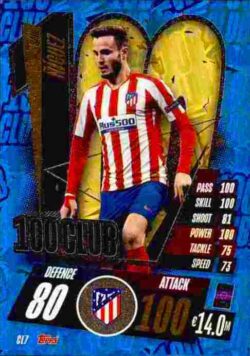 2020-21 Topps UCL Match Attax #CL07 Saul Niguez