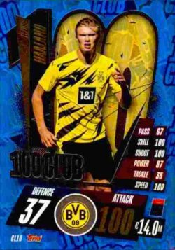 2020-21 Topps UCL Match Attax #CL10 Erling Haaland