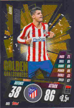 2020-21 Topps UCL Match Attax #GG05 Álvaro Morata