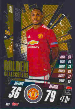 2020-21 Topps UCL Match Attax #GG09 Odion Ighalo