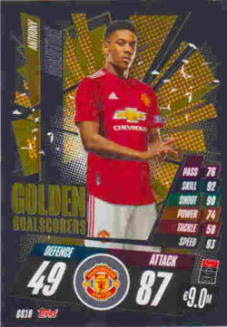 2020-21 Topps UCL Match Attax #GG10 Anthony Martial