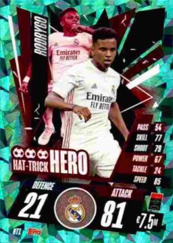 2020-21 Topps UCL Match Attax #HT1 Rodrygo