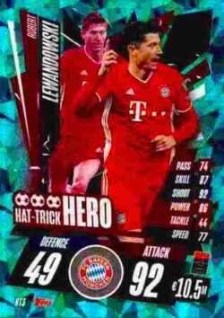 2020-21 Topps UCL Match Attax #HT3 Robert Lewandowski