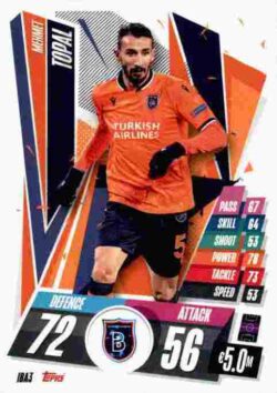 2020-21 Topps UCL Match Attax #IBA03 Mehmet Topal