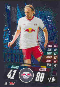 2020-21 Topps UCL Match Attax #II05 Emil Forsberg