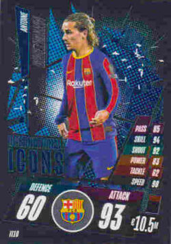 2020-21 Topps UCL Match Attax #II10 Antoine Griezmann