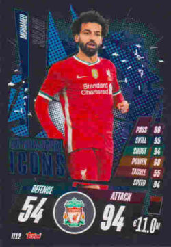 2020-21 Topps UCL Match Attax #II12 Mohamed Salah