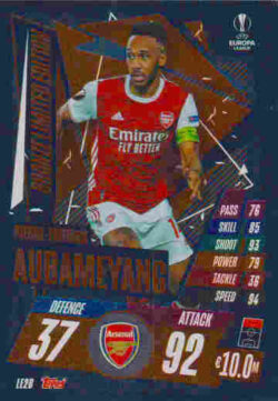 2020-21 Topps UCL Match Attax #LEB Pierre-Emerick Aubameyang