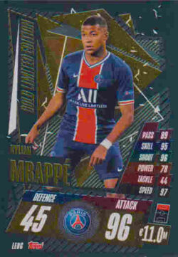 2020-21 Topps UCL Match Attax #LEG Kylian Mbappé