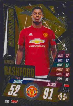 2020-21 Topps UCL Match Attax #LEG Marcus Rashford