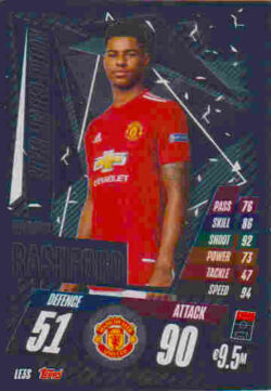 2020-21 Topps UCL Match Attax #LES Marcus Rashford