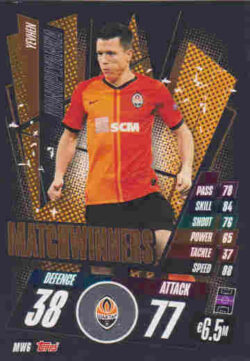 2020-21 Topps UCL Match Attax #MW06 Yevhen Konoplyanka