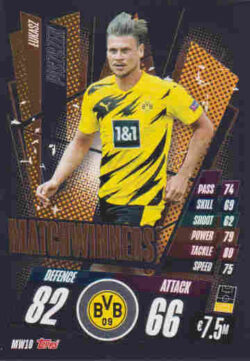 2020-21 Topps UCL Match Attax #MW10 Lukasz Piszczek