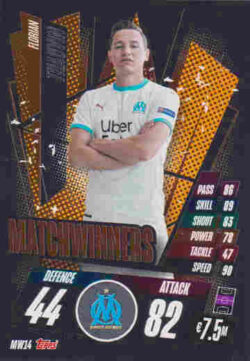 2020-21 Topps UCL Match Attax #MW14 Florian Thauvin