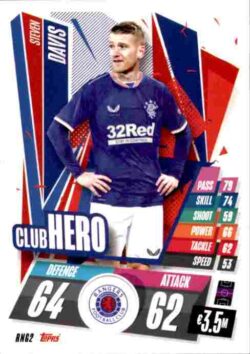 2020-21 Topps UCL Match Attax #RNG02 Steven Davis