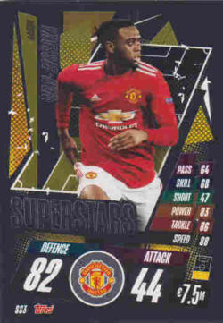 2020-21 Topps UCL Match Attax #SS03 Aaron Wan-Bissaka