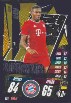 2020-21 Topps UCL Match Attax #SS04 David Alaba