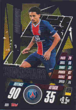 2020-21 Topps UCL Match Attax #SS05 Marquinhos