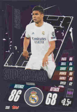 2020-21 Topps UCL Match Attax #SS06 Casemiro