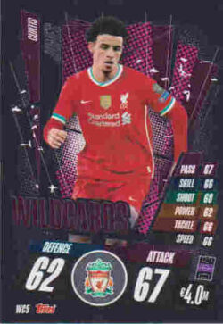 2020-21 Topps UCL Match Attax #WC05 Curtis Jones