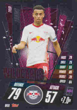 2020-21 Topps UCL Match Attax #WC06 Tyler Adams