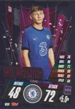 2020-21 Topps UCL Match Attax #WC08 Billy Gilmour