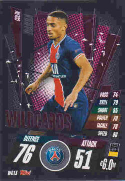 2020-21 Topps UCL Match Attax #WC13 Colin Dagba