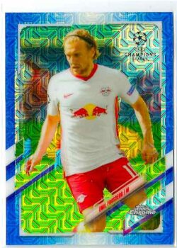 2020-21 Topps UEFA Champions League Japan Edition #007 Blue Emil Forsberg SN75