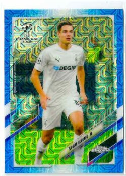 2020-21 Topps UEFA Champions League Japan Edition #039 Blue Florian Neuhaus SN75