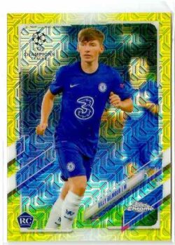 2020-21 Topps UEFA Champions League Japan Edition #041 Yellow Billy Gilmour SN150